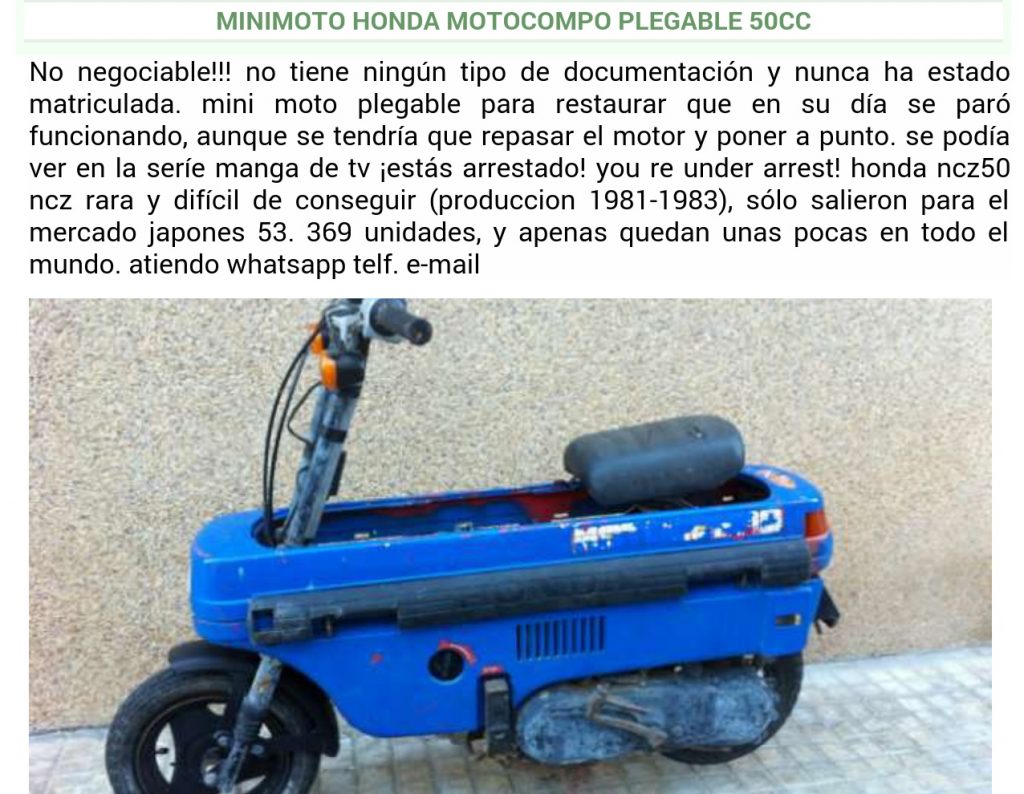 Anuncio Motocompo